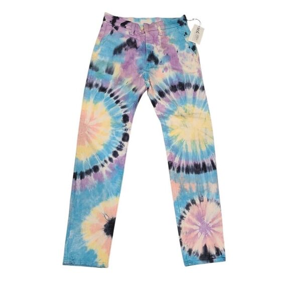 MOTHER MR Men's Paint Spill The Shaker Prep Jeans Flat Front | 29 NWT Tie-Dye - Picture 2 of 12